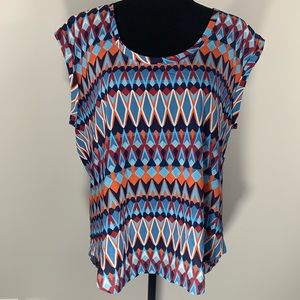 J.Crew Women’s Multi Color Sleeveless Top